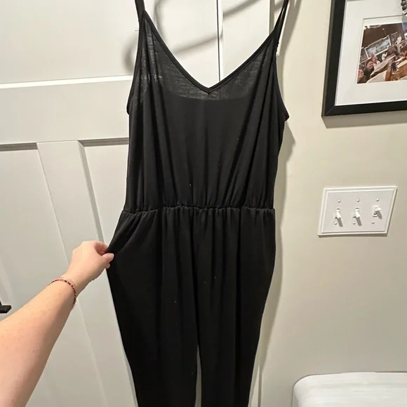 SHEIN Black Knit Jumpsuit - Picture 2 of 7